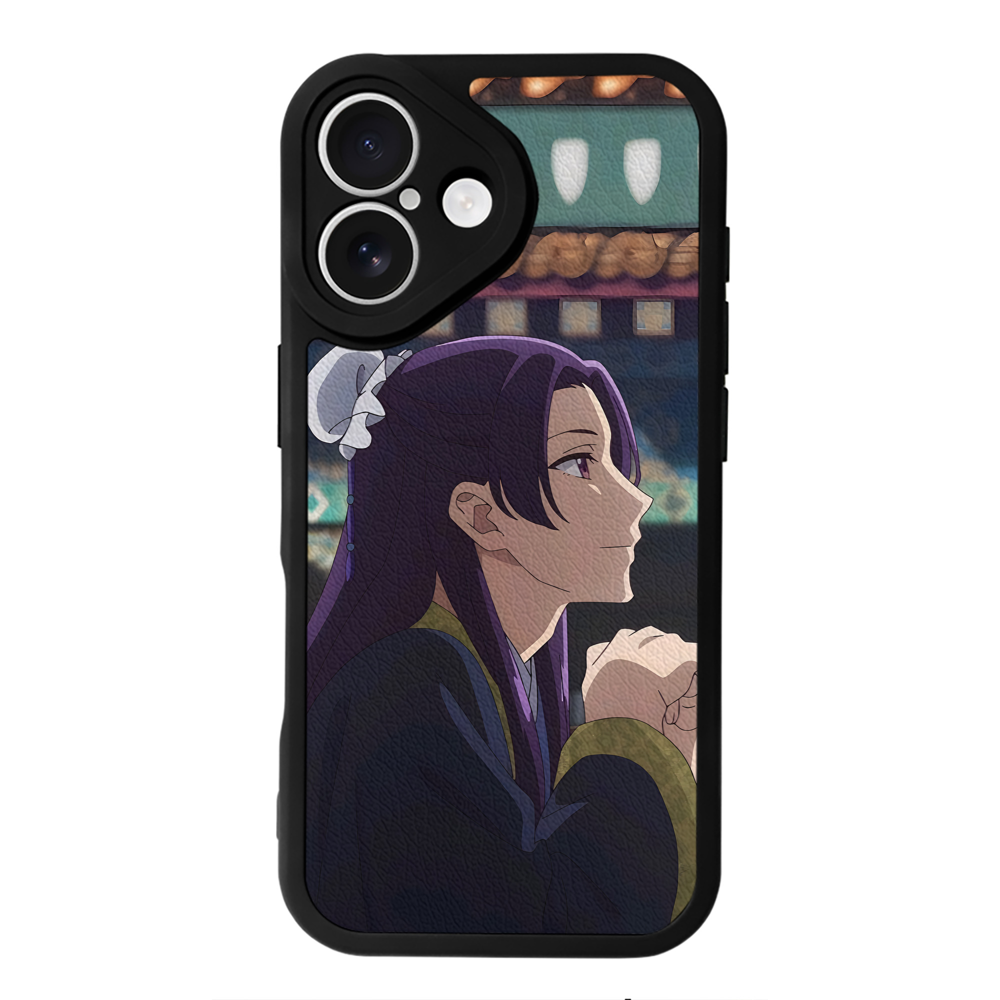 （画像用） 薬屋のひとりごと The Apothecary Diaries 【iPhone 16シリーズ対応】シリコンスマホケース（レザー調） 材質：シリコン